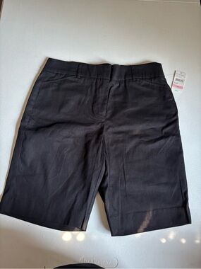 Studio Works Black Tailored Bermuda Shorts